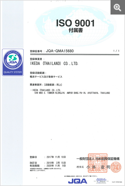 ISO9001 付属書