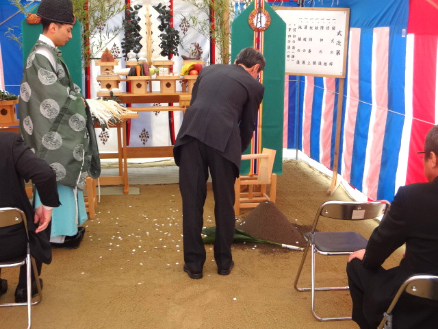 仙台支店新事務所地鎮祭